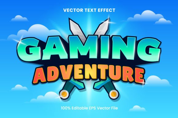 Gaming Adventure Vector Text Effect: A Flexible Asset for Modern Design Workflows