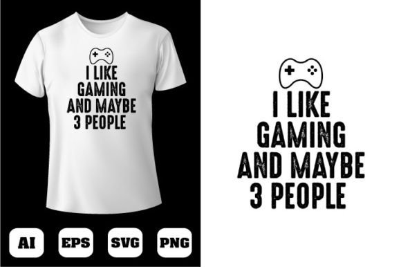 Gaming T-shirt Design 116: More Than Just a Digital File