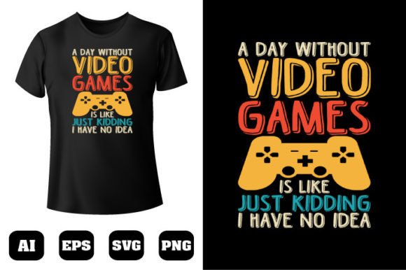 Gaming T-shirt Design 124: A Toolkit for Digital Creators