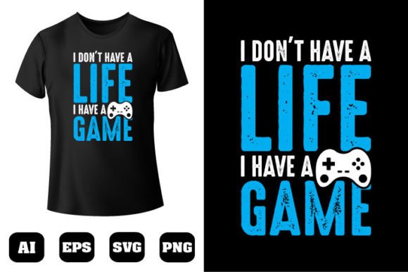 Gaming T-shirt Design 94: A Ready-to-Print Creative Asset