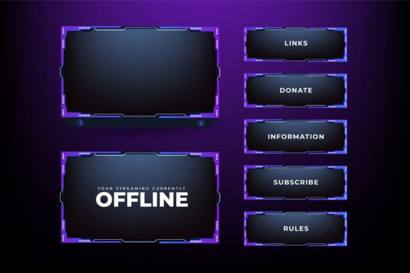 The Broadcast Gaming Panel Template Vector: Your Foundation for Professional Streaming