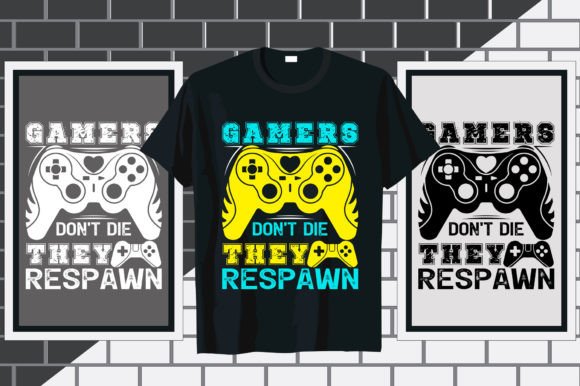 The Gamers Don't Gaming Typography T-Shirt: A Versatile Graphic Asset