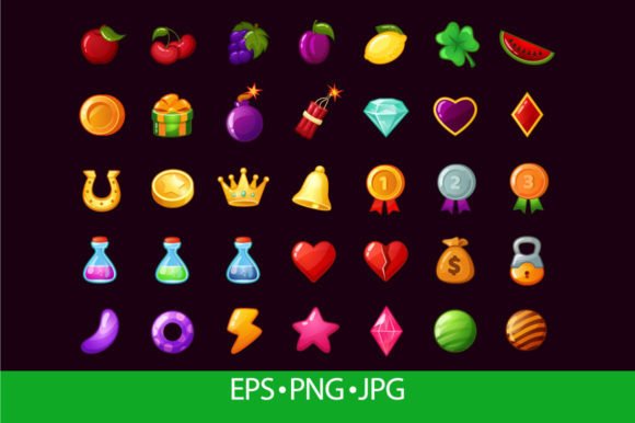 The Role of Cartoon GUI Game Icons in Crafting Mobile Gaming App Magic