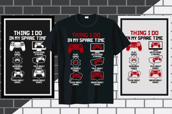 The Thing I Do Gaming Typography T-Shirt: Your Complete Digital Design Toolkit