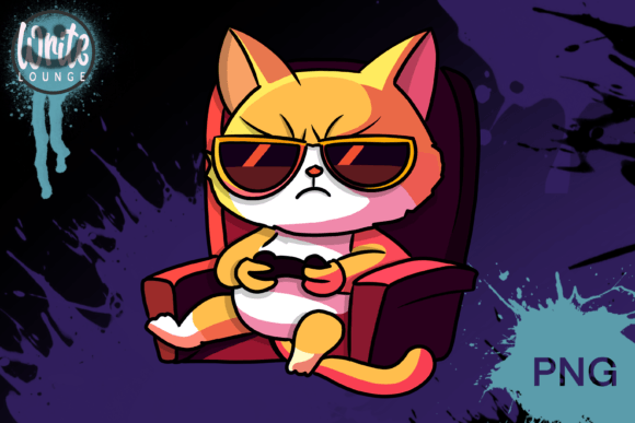 The Undeniable Charm of Gaming Cat Vintage Art for Retro Enthusiasts