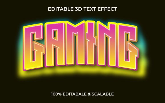 Understanding Gaming Vector 3D Text Effect Editable Assets