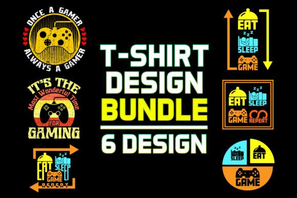 Unleashing Gamer Identity Through Versatile T-Shirt Design Bundles
