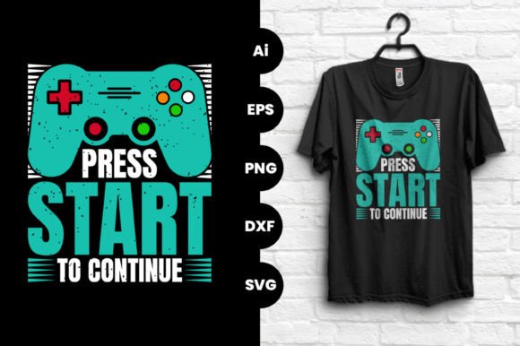 Why the Press Start to Continue Gaming T-shirt Works Beyond Just Gaming